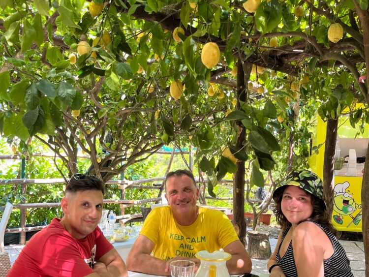 Lemon tour + Cooking and enjoy the meal with Aceto Family